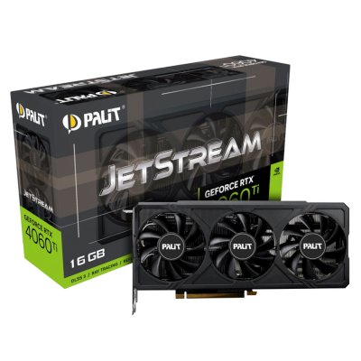 Palit nVidia GeForce RTX 4060 Ti JetStream 16Gb NE6406T019T1-1061J