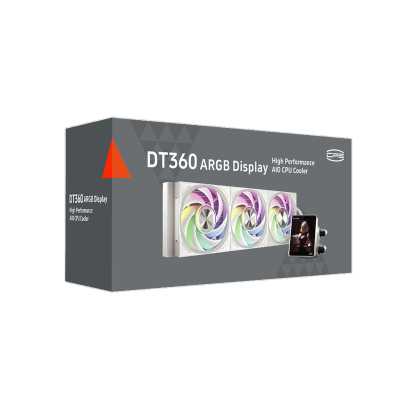 PCcooler DT360 ARGB Display White