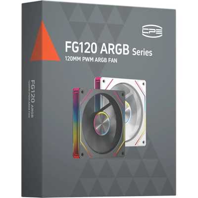 PCcooler FG120R Reverse ARGB Black