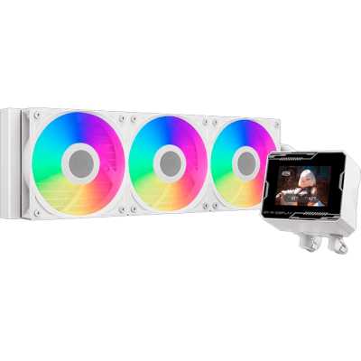 PCcooler GT360M ARGB Display White