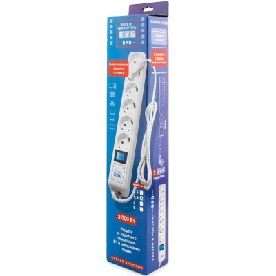 сетевой фильтр Power Cube Pro SPL 5+1 16B-P-1,9M