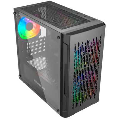 PowerCase Mistral Micro D3B ARGB Black