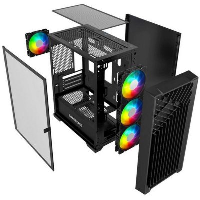 PowerCase Mistral Micro X4B Black