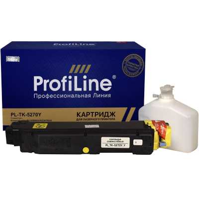 тонер-картридж ProfiLine PL_TK-5270Y_Y_WC
