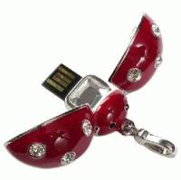 Qumo 16GB Charm Series Ladybird Red QM16GUD-Charm-LD-R