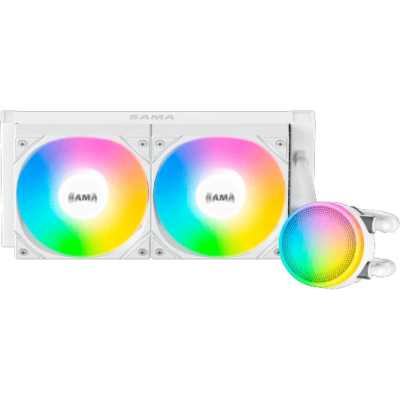 система водяного охлаждения SAMA L40 White L40-WHWAYXO2-G
