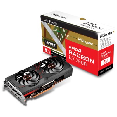 Sapphire AMD Radeon RX 7600 Pulse 8Gb 11324-01-20G
