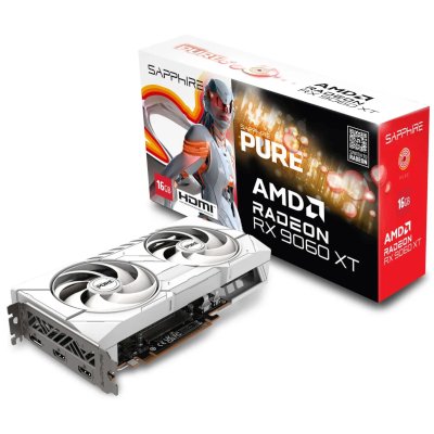 Sapphire AMD Radeon RX 9060 XT Pure Gaming OC 16Gb 11350-02-20G