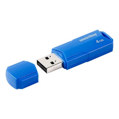 флешка SmartBuy 4GB SB4GBCLU-BU