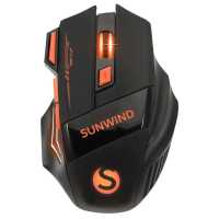 мышь SunWind SW-M715GW Black/Orange