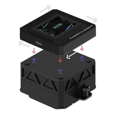 кулер Thermalright Frozen Warframe 360 SE ARGB V2 Black