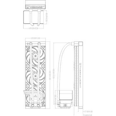 кулер Thermalright Wonder Vision 360 UB ARGB Black
