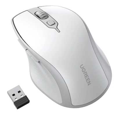 мышь Ugreen MU101 15805 White Gray