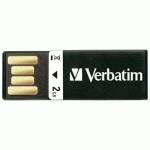 флешка Verbatim 2GB CLIP-IT 043903-177 Black