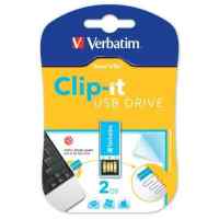 Verbatim 2GB CLIP-IT 043907-177 Blue