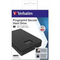 жесткий диск Verbatim Fingerprint Secure 1Tb 53650