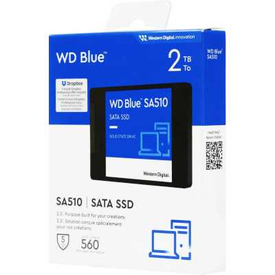 SSD диск WD Blue SA510 2Tb WDS200T3B0A