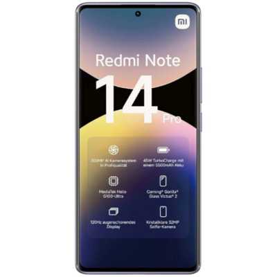 Xiaomi Redmi Note 14 Pro 4G 12/256GB Aurora Purple