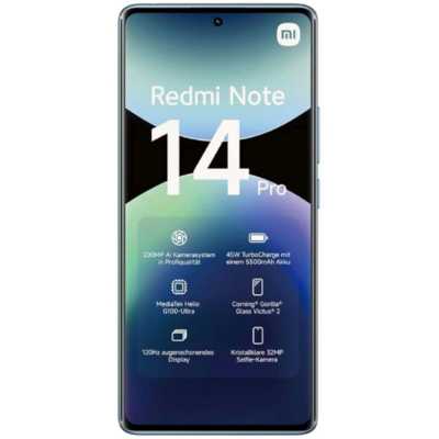 Xiaomi Redmi Note 14 Pro 4G 12/256GB Ocean Blue